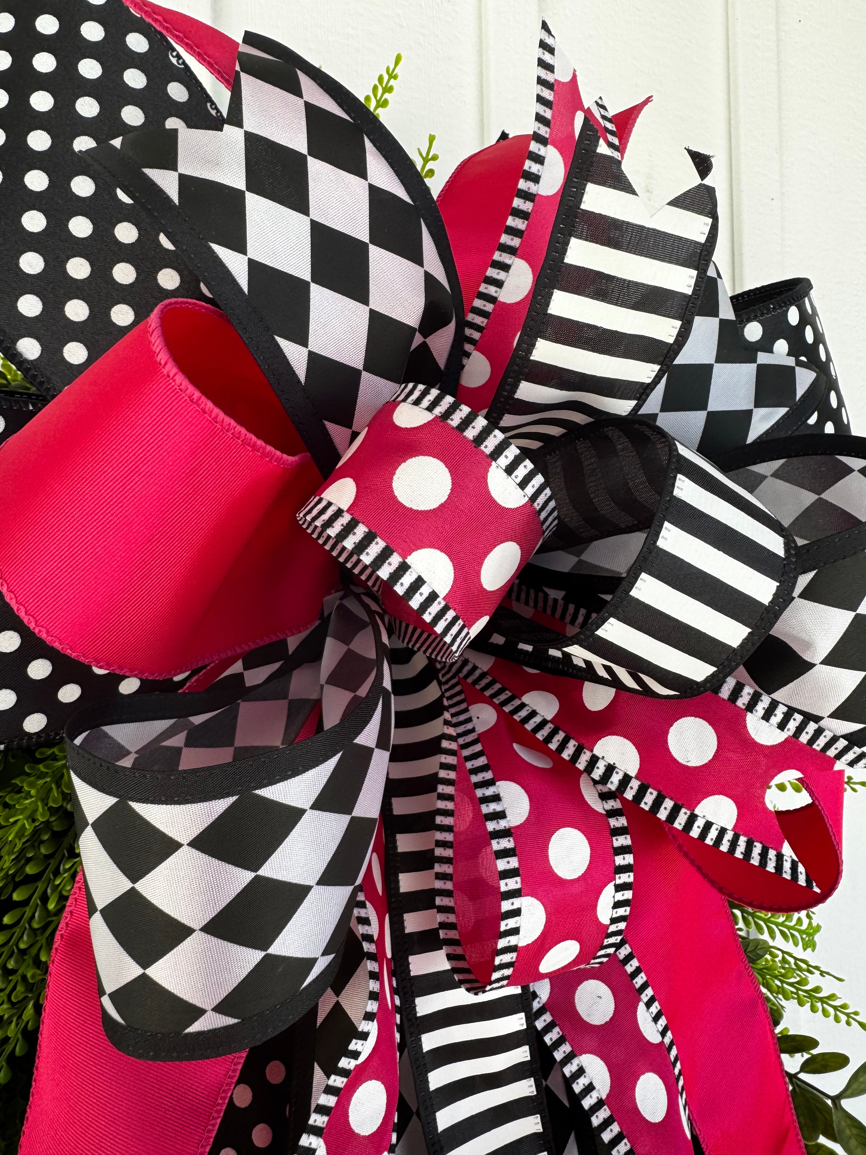 XLG Sassy Polka Dot Bow