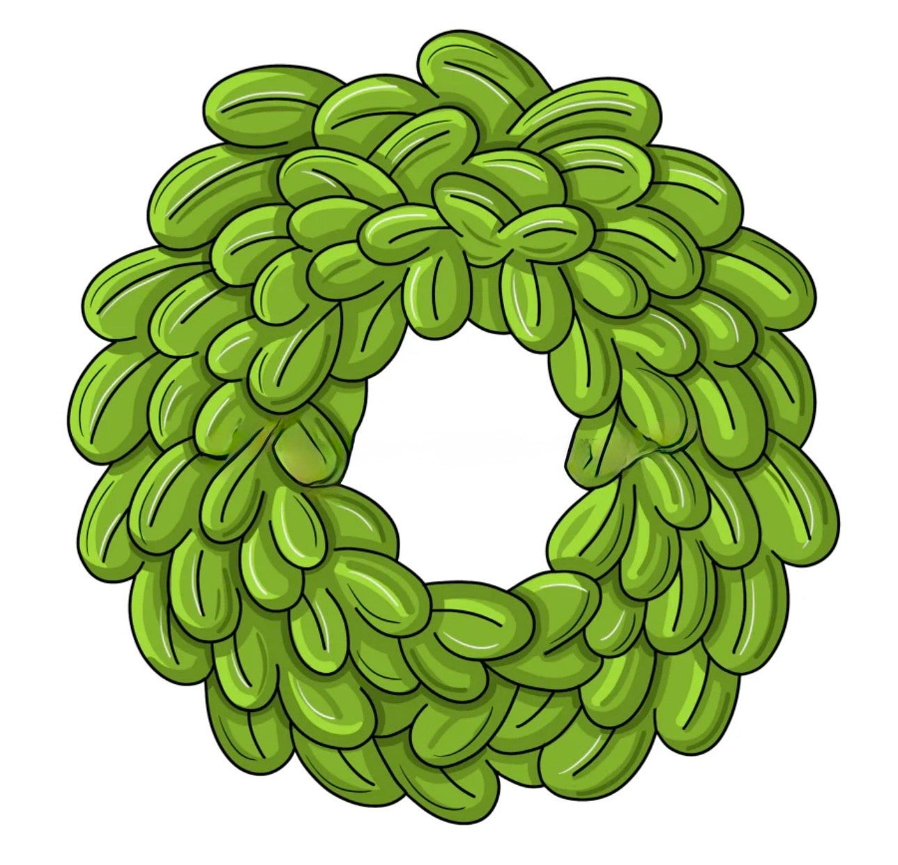 Evergreen Round Door Hanger