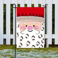 Square Face Santa Garden Flag