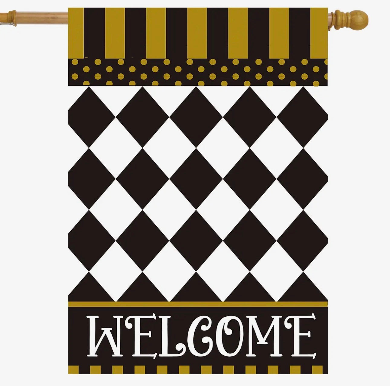 Checkerboard House Flag