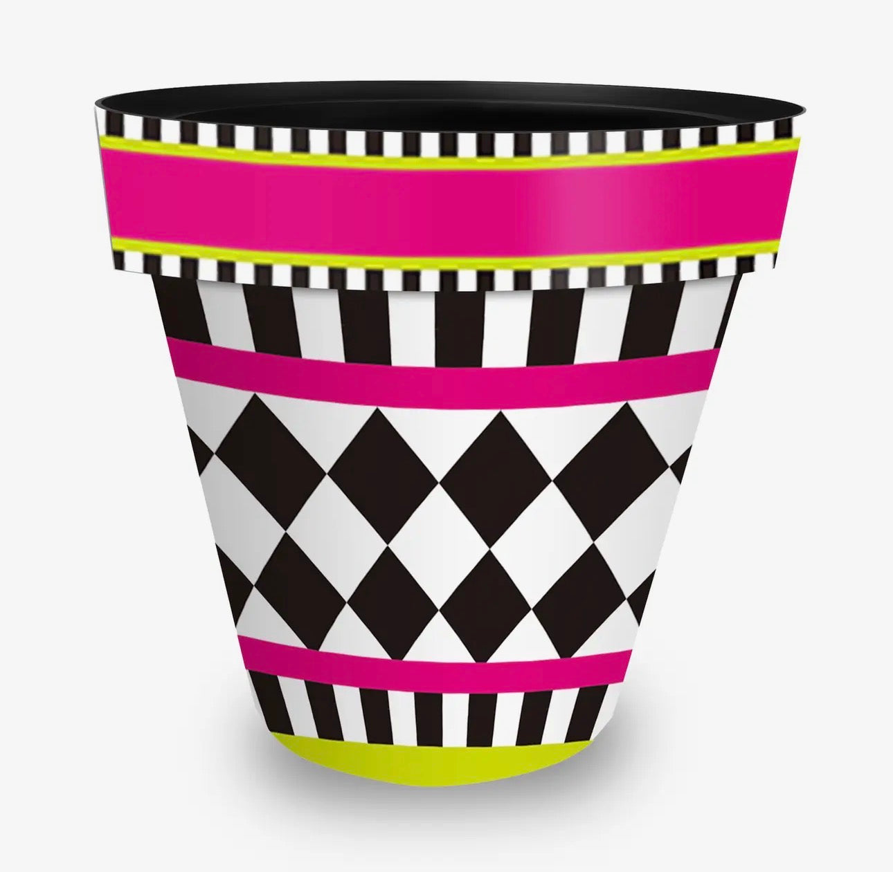 Neon Checkerboard Large Planter