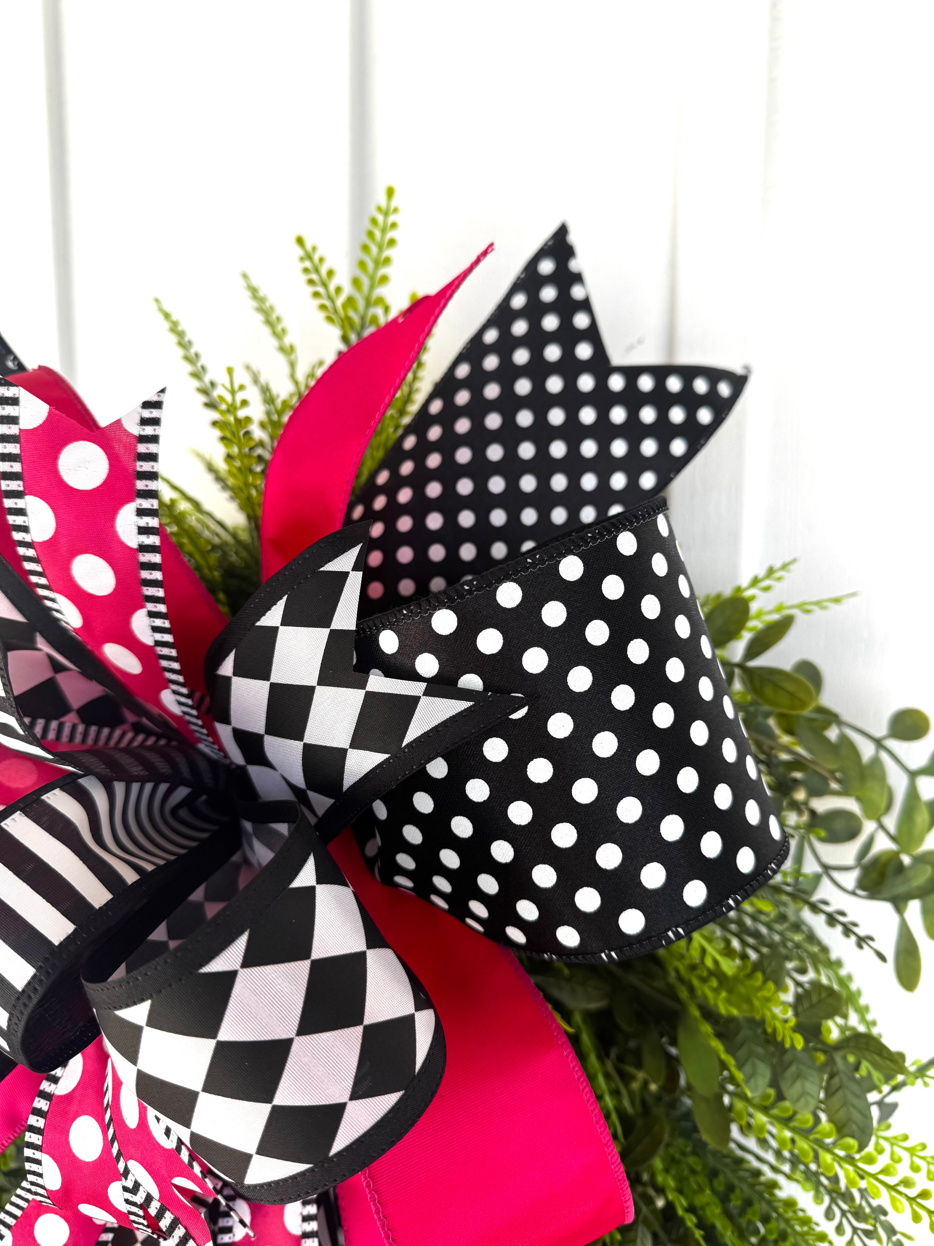 XLG Sassy Polka Dot Bow