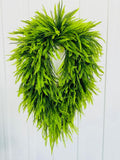 Beaded Fern Wreath