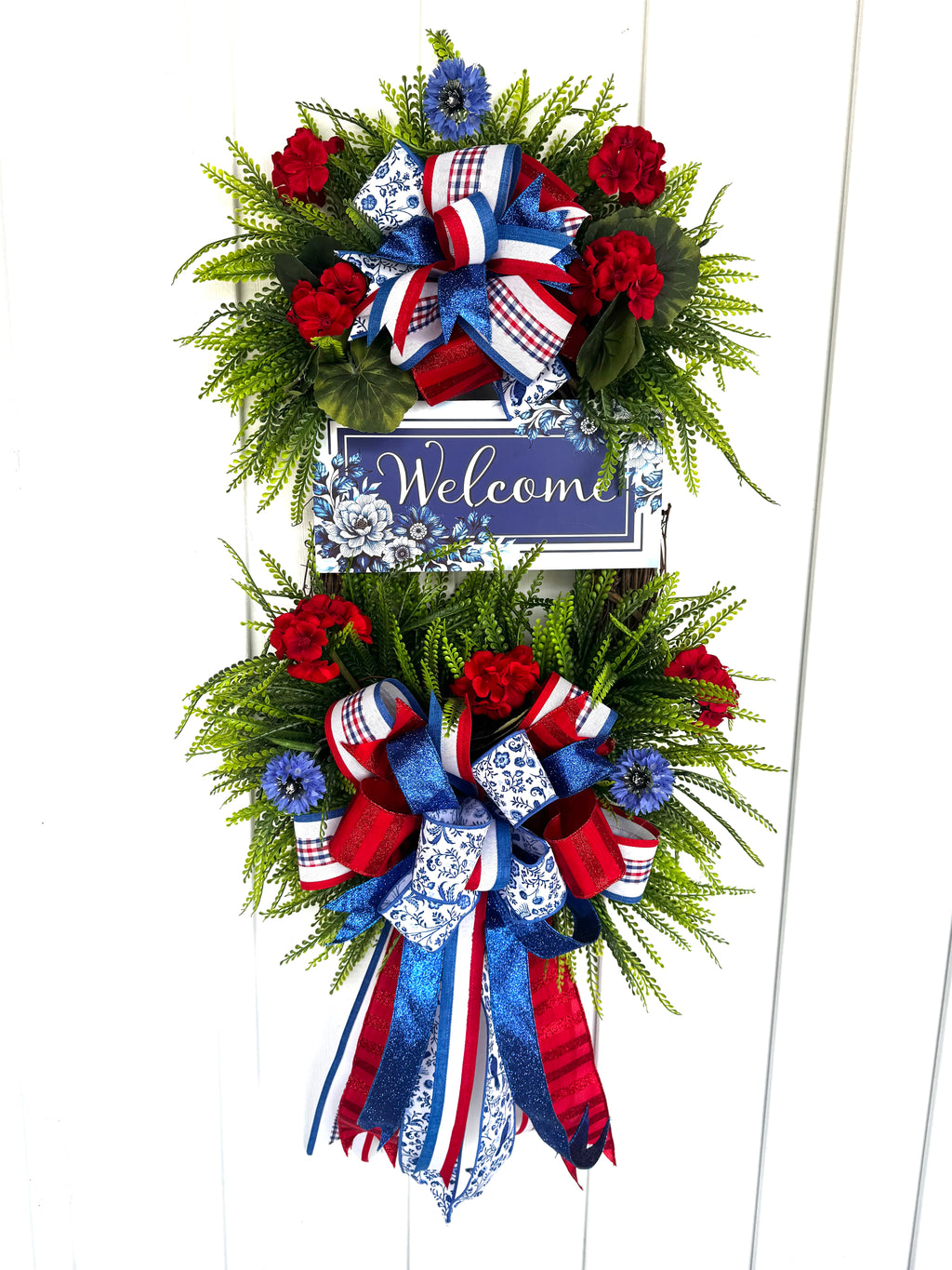 Red, White & Blue Welcome