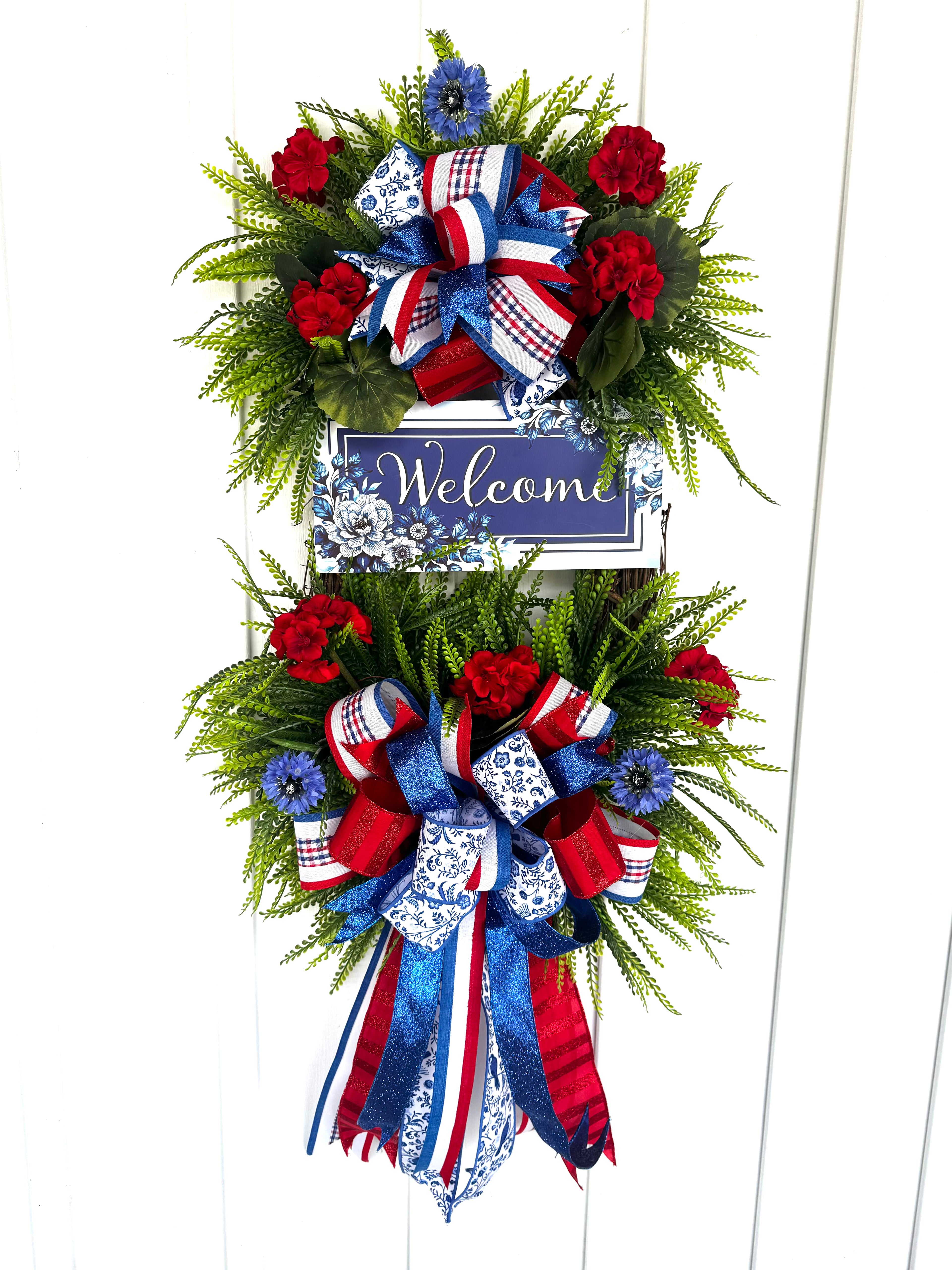 Red, White & Blue Welcome