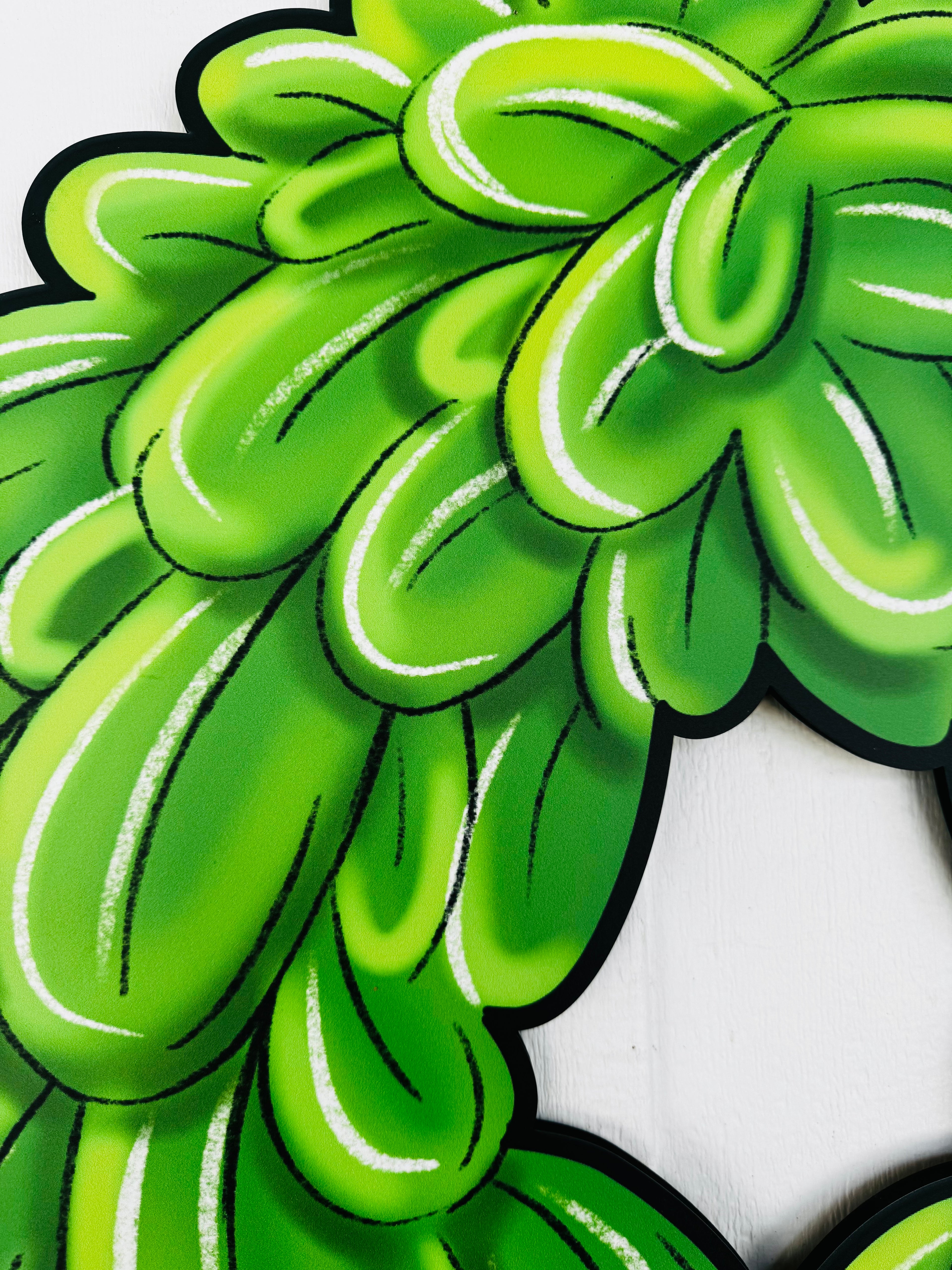 Evergreen Oval Door Hanger