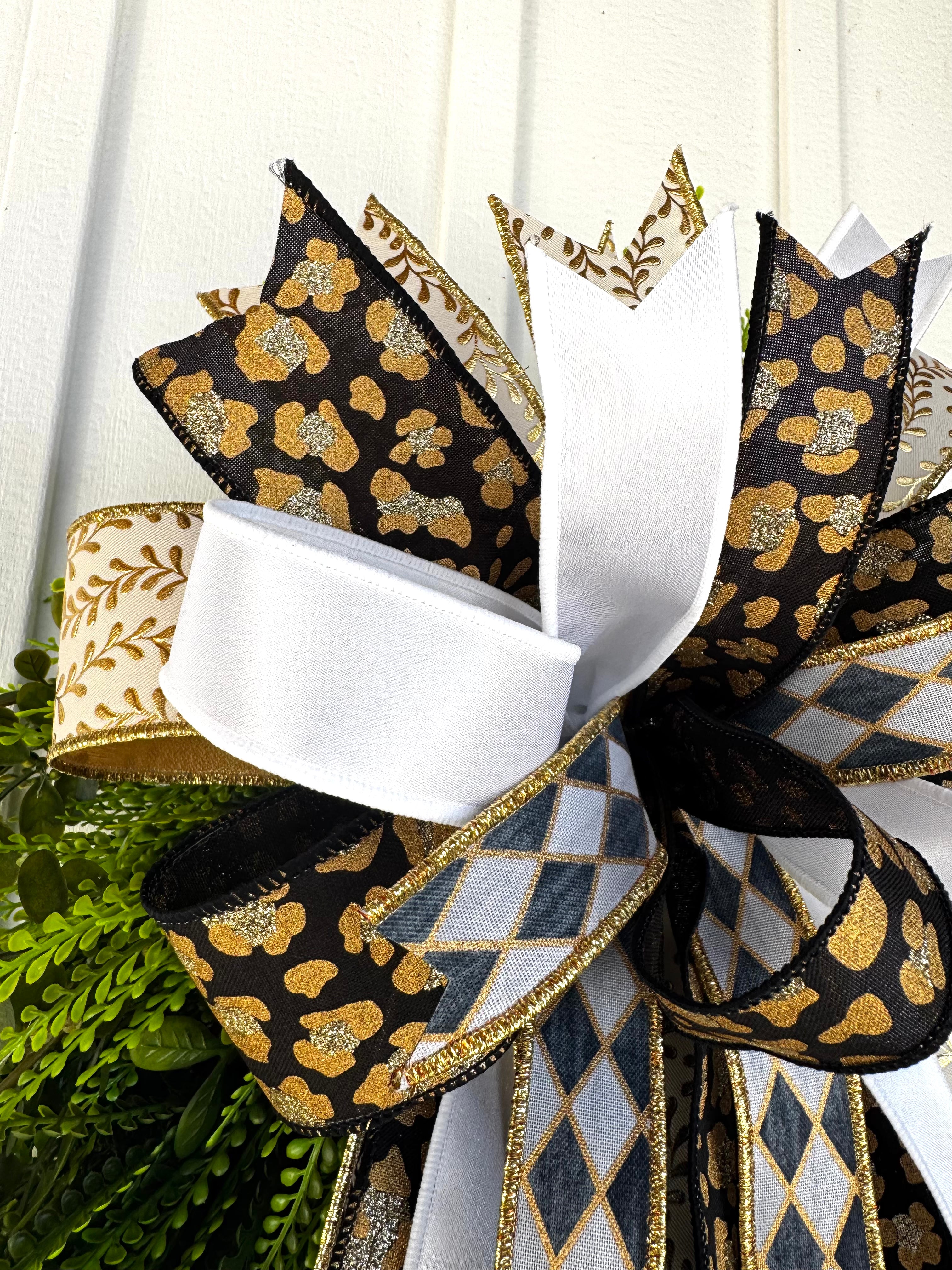 XLG Sassy Black, Gold & Cheetah