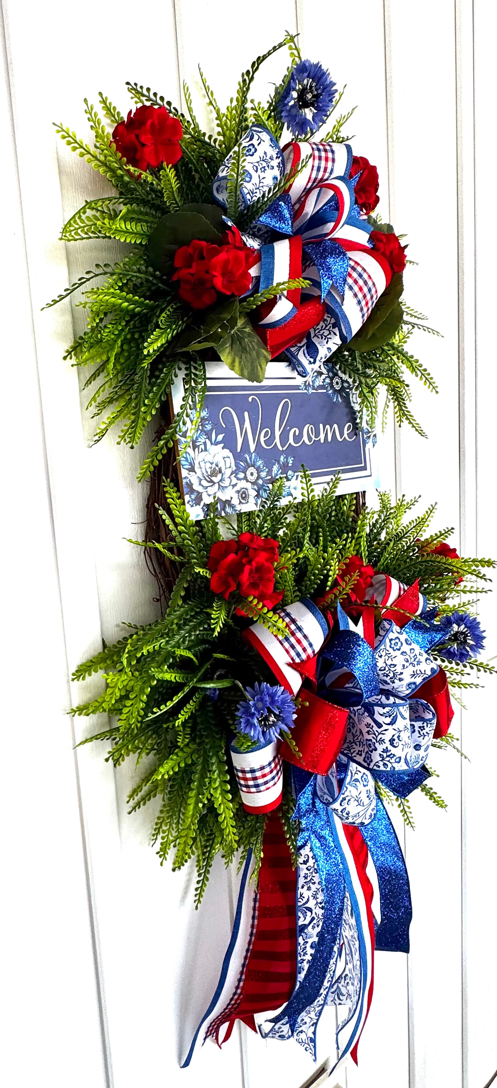 Red, White & Blue Welcome