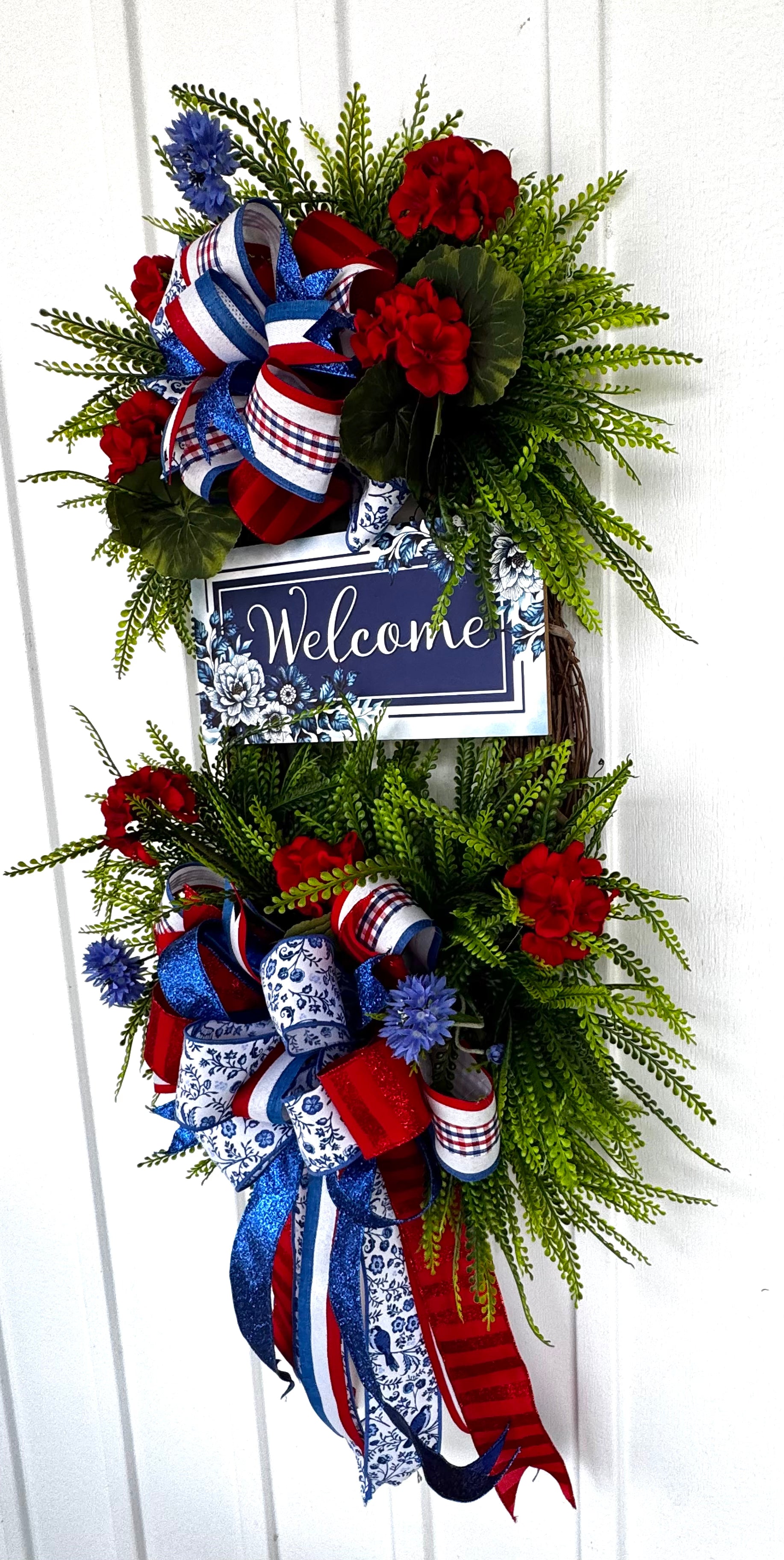 Red, White & Blue Welcome