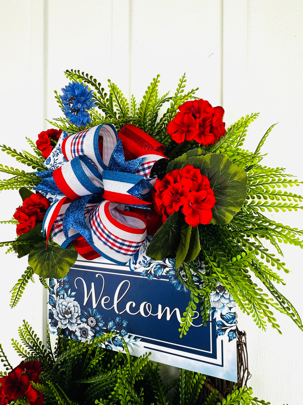 Red, White & Blue Welcome