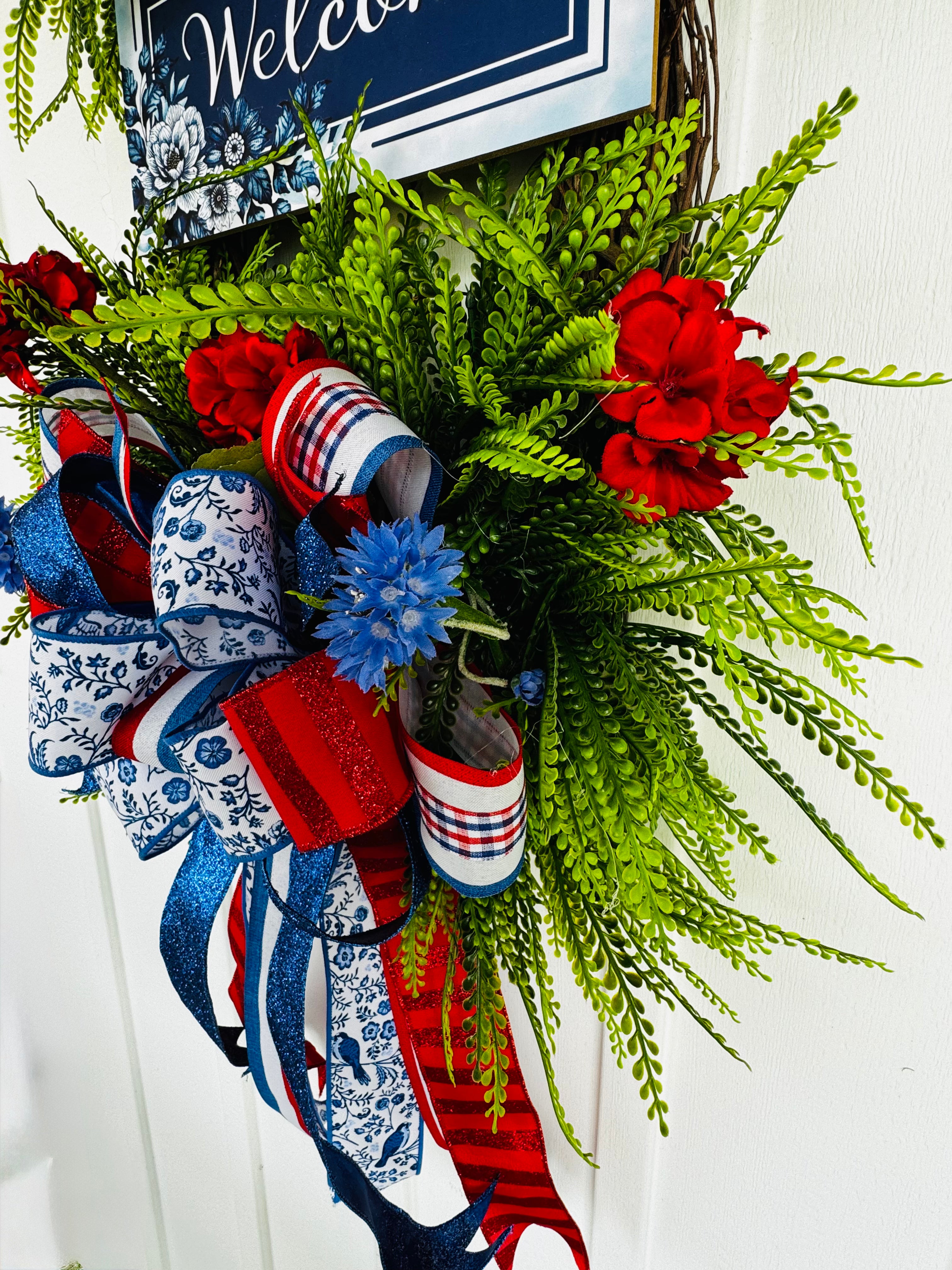 Red, White & Blue Welcome