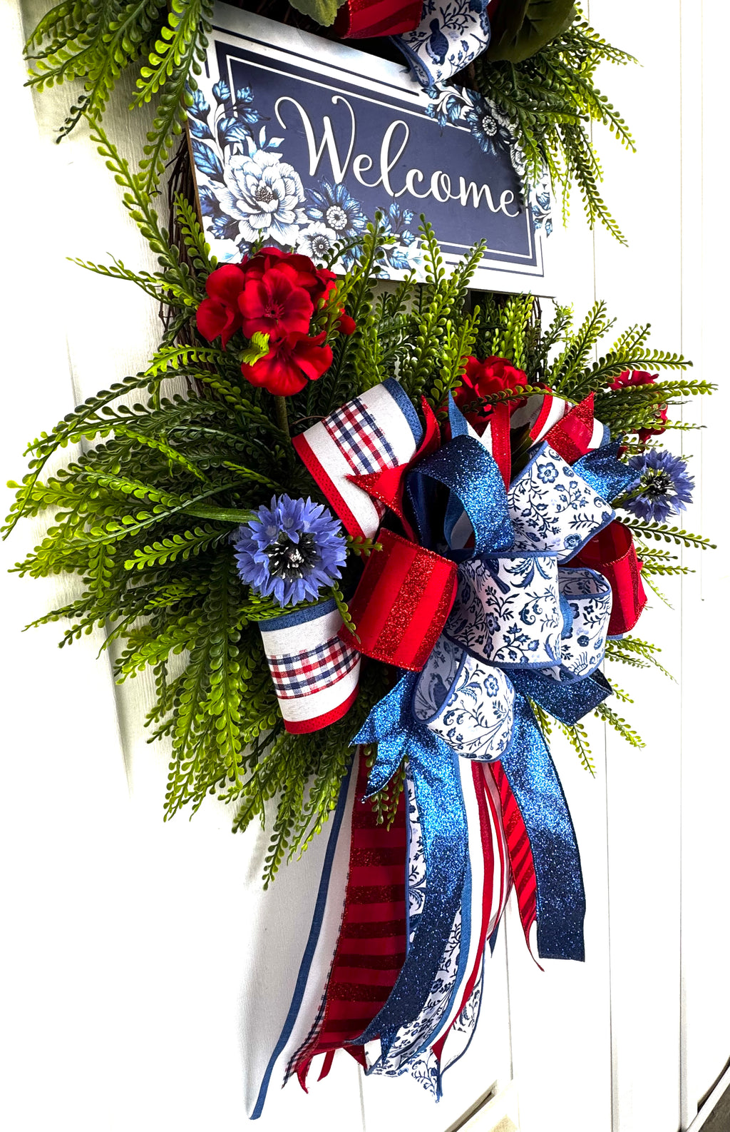 Red, White & Blue Welcome