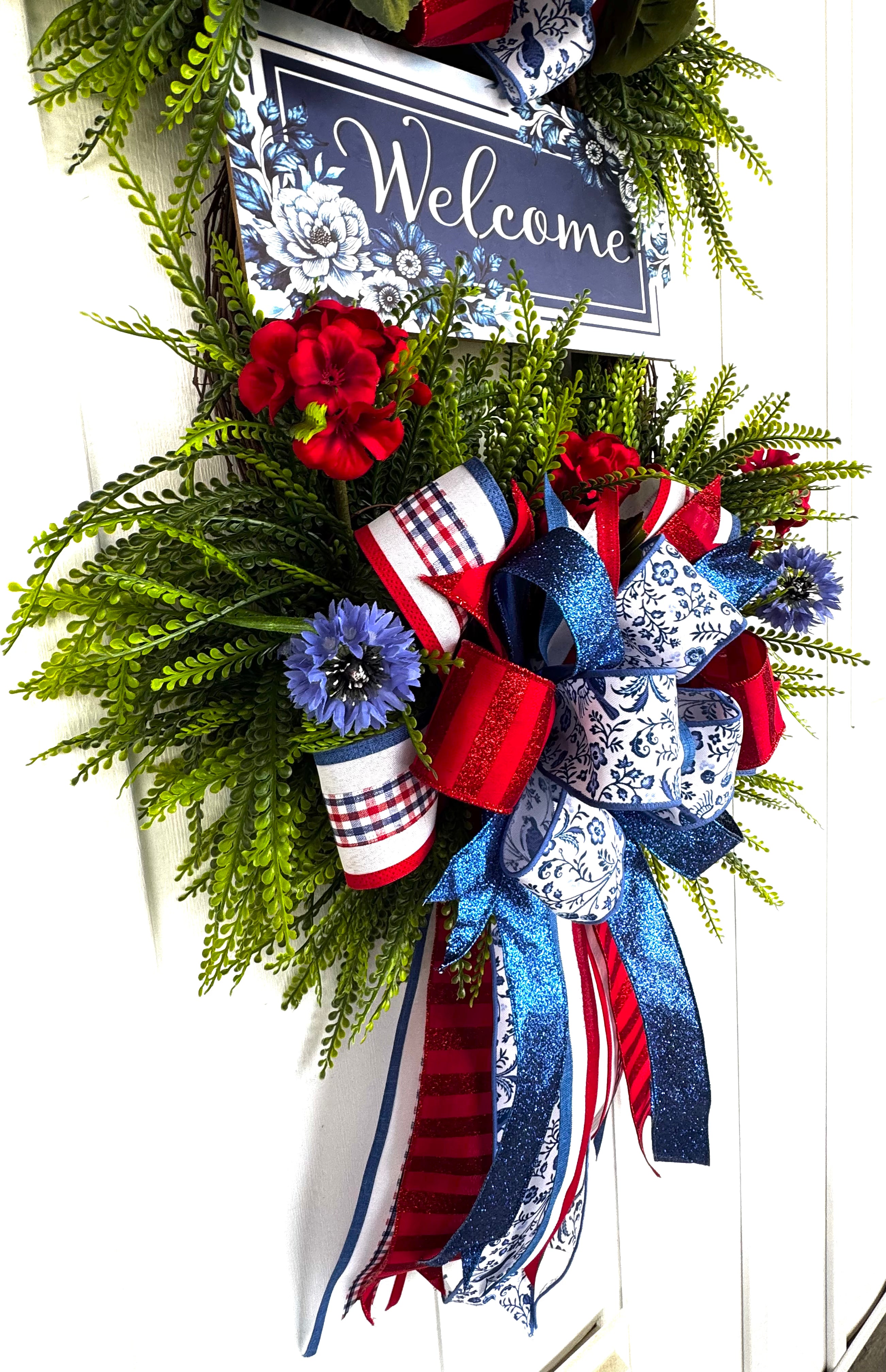 Red, White & Blue Welcome