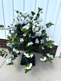 Draping White Petunia Bush