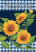 Sunflowers On Navy-FL - 28” x 40”