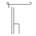 3PC Garden Flag Stand